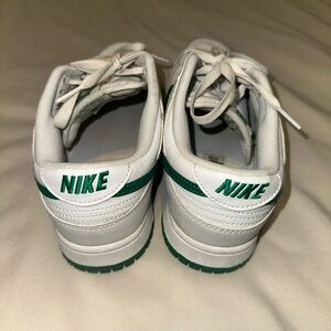 Nike Women's White and Green Sneakers